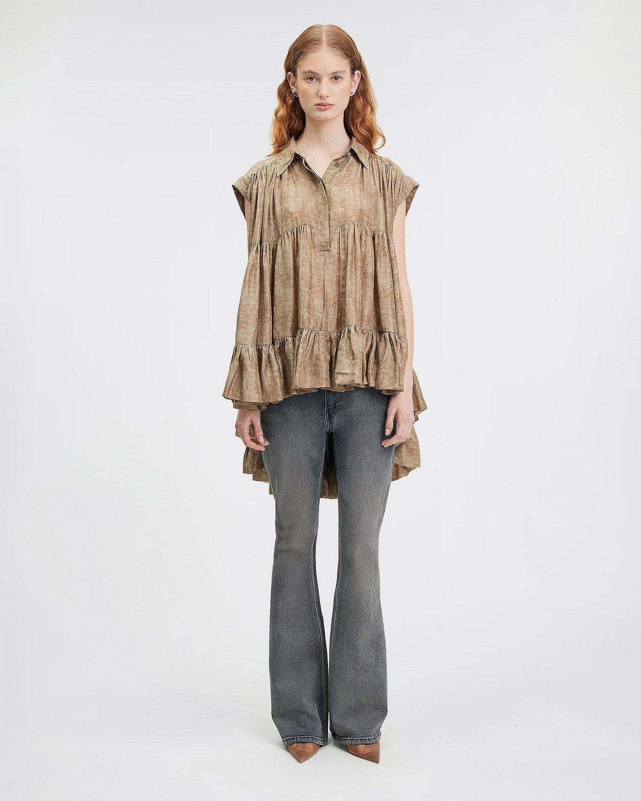 LA CHEMISE DEBO MARRON | MES DEMOISELLES PARIS - Image 1