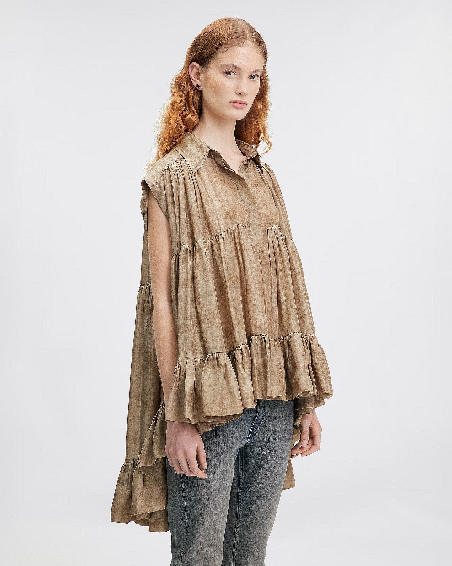 LA CHEMISE DEBO MARRON | MES DEMOISELLES PARIS