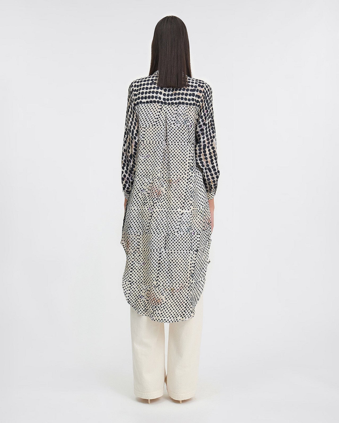 LA CHEMISE DINYA IMPRIMÉ BEIGE | MES DEMOISELLES PARIS - Image 4