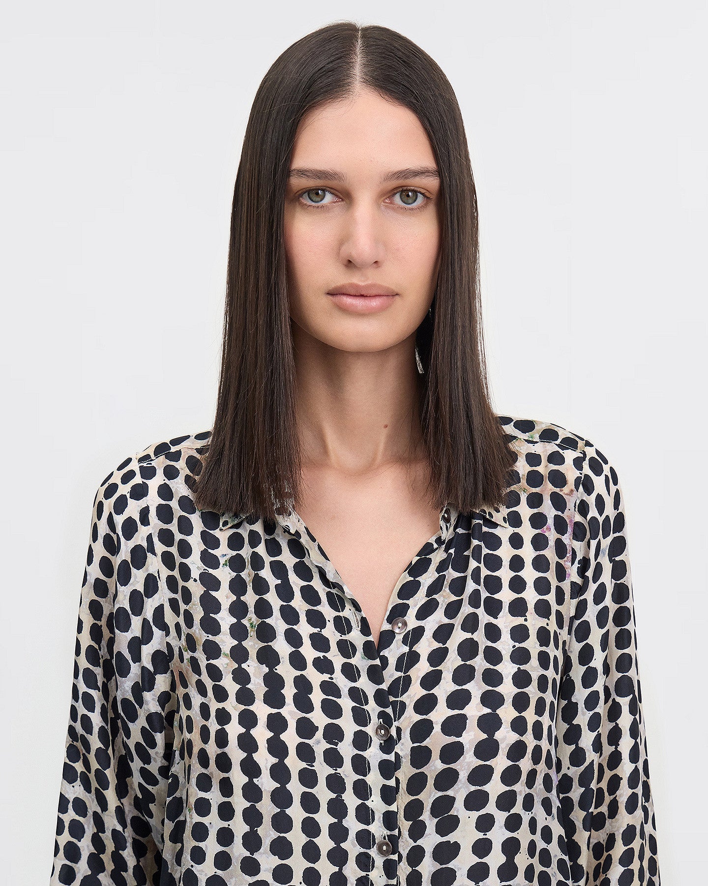 LA CHEMISE DINYA IMPRIMÉ BEIGE | MES DEMOISELLES PARIS
