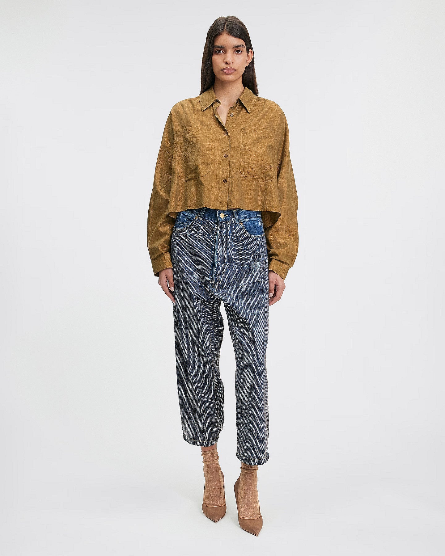 LA CHEMISE DOMINI MARRON | MES DEMOISELLES PARIS