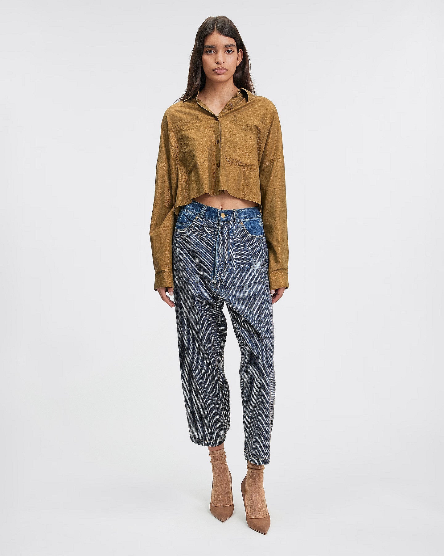 LA CHEMISE DOMINI MARRON | MES DEMOISELLES PARIS