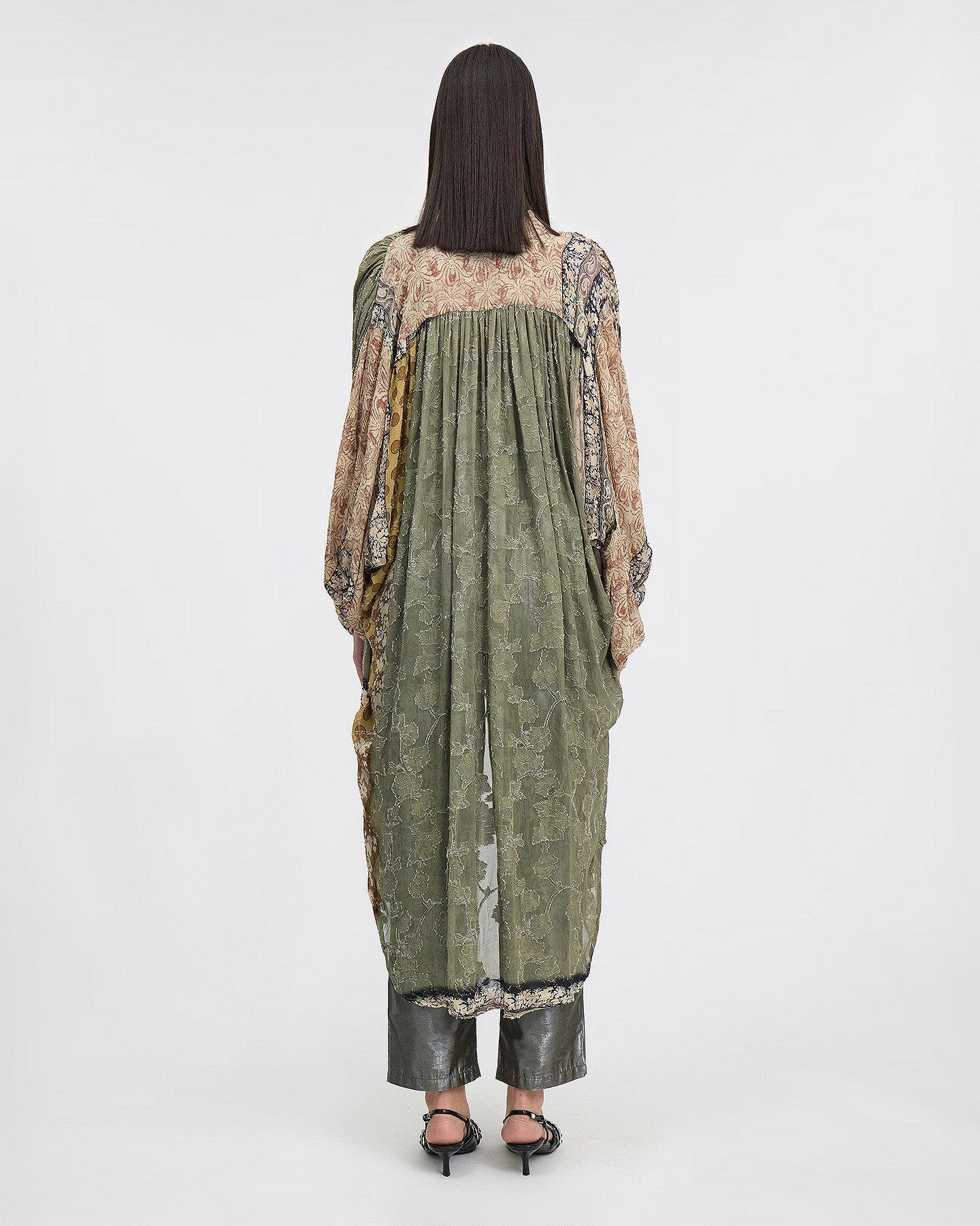 LA CHEMISE SAGE IMPRIMÉ KAKI | MES DEMOISELLES PARIS