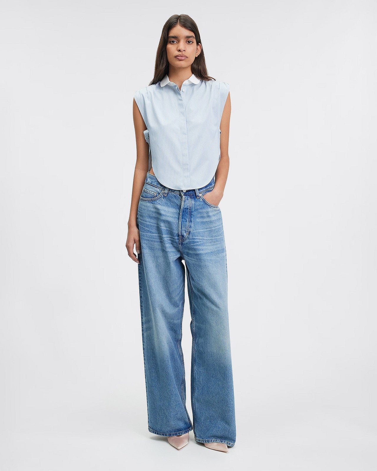 LA CHEMISE WAMY BLEU | MES DEMOISELLES PARIS - Image 1