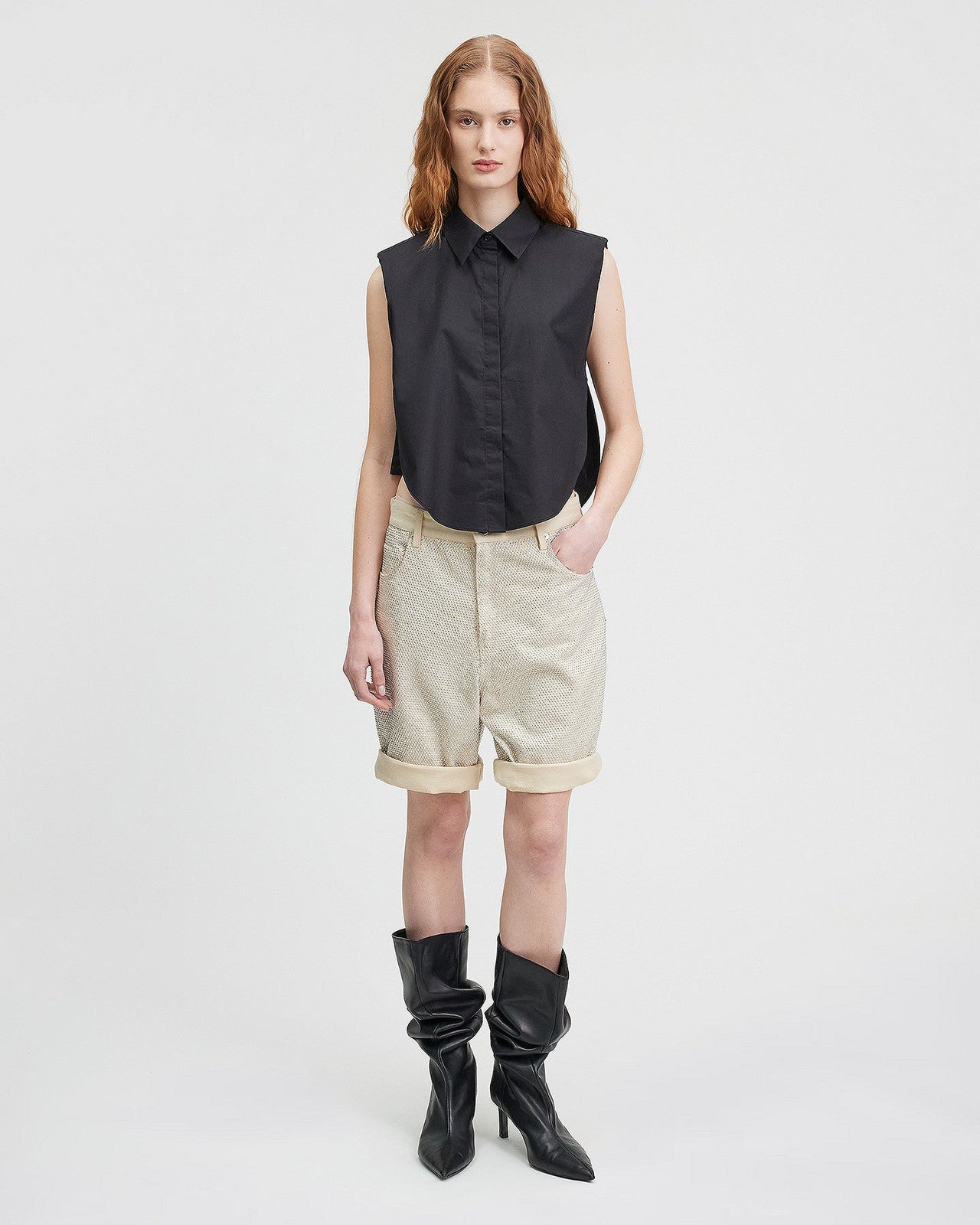 LA CHEMISE WILOU NOIR  | MES DEMOISELLES PARIS - Image 1