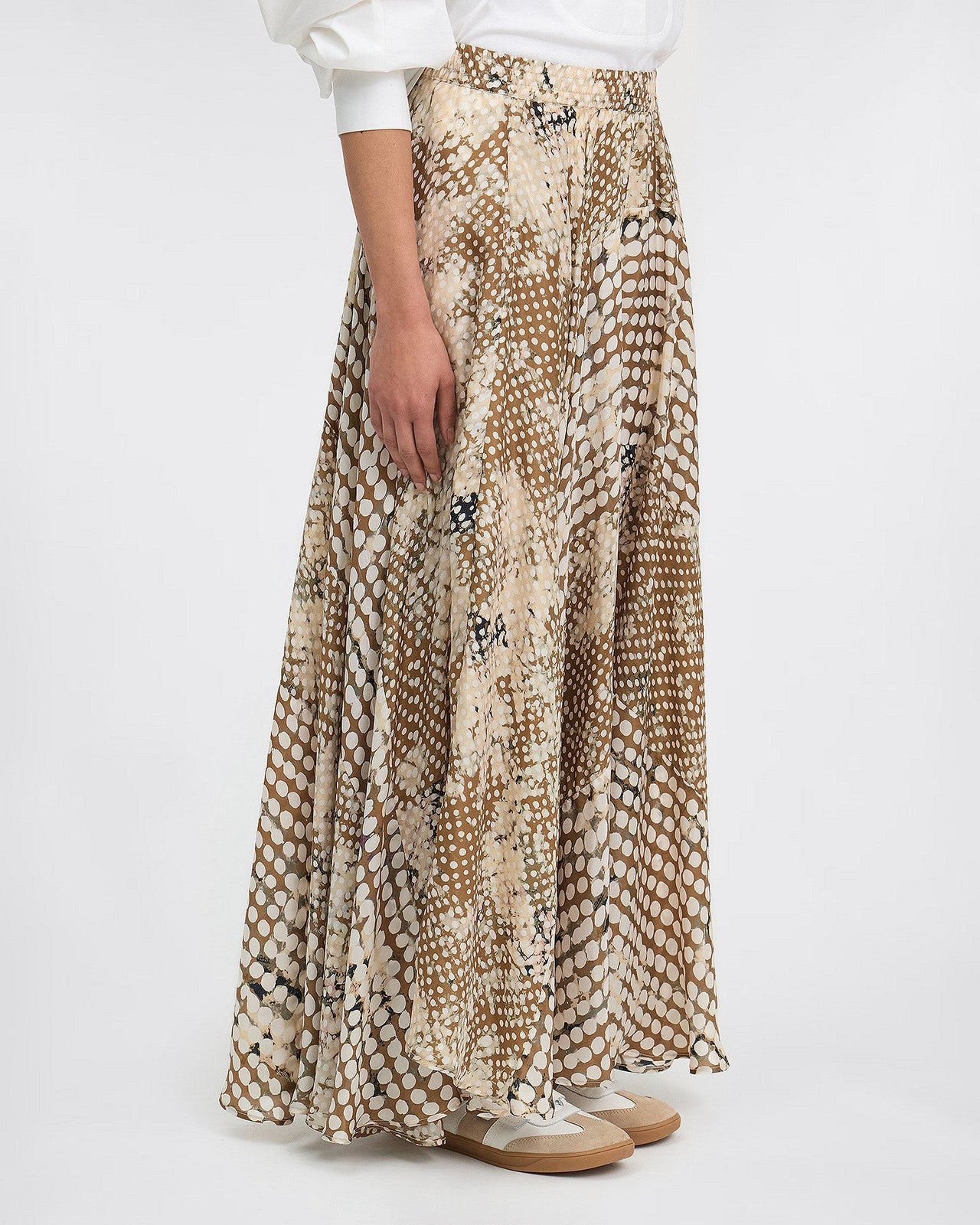 LA JUPE DAN  IMPRIMÉ BEIGE | MES DEMOISELLES PARIS - Image 3