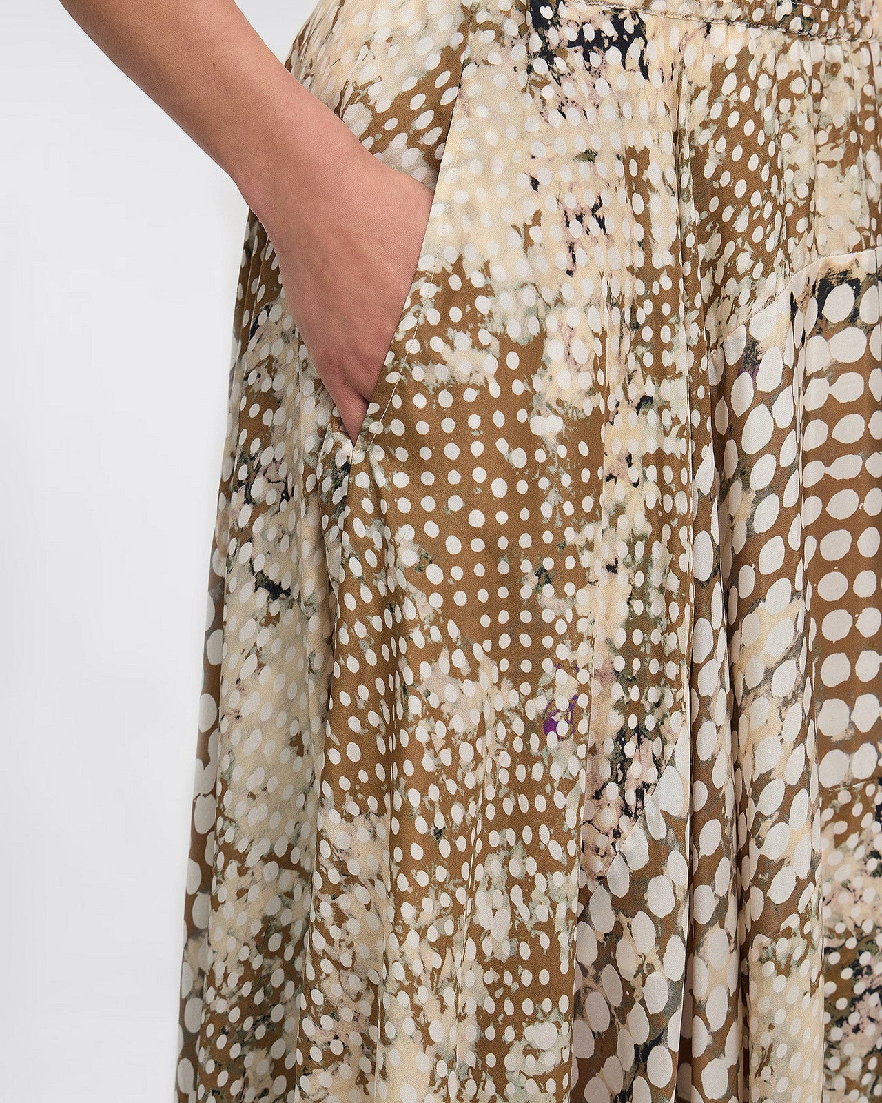 LA JUPE DAN  IMPRIMÉ BEIGE | MES DEMOISELLES PARIS - Image 5