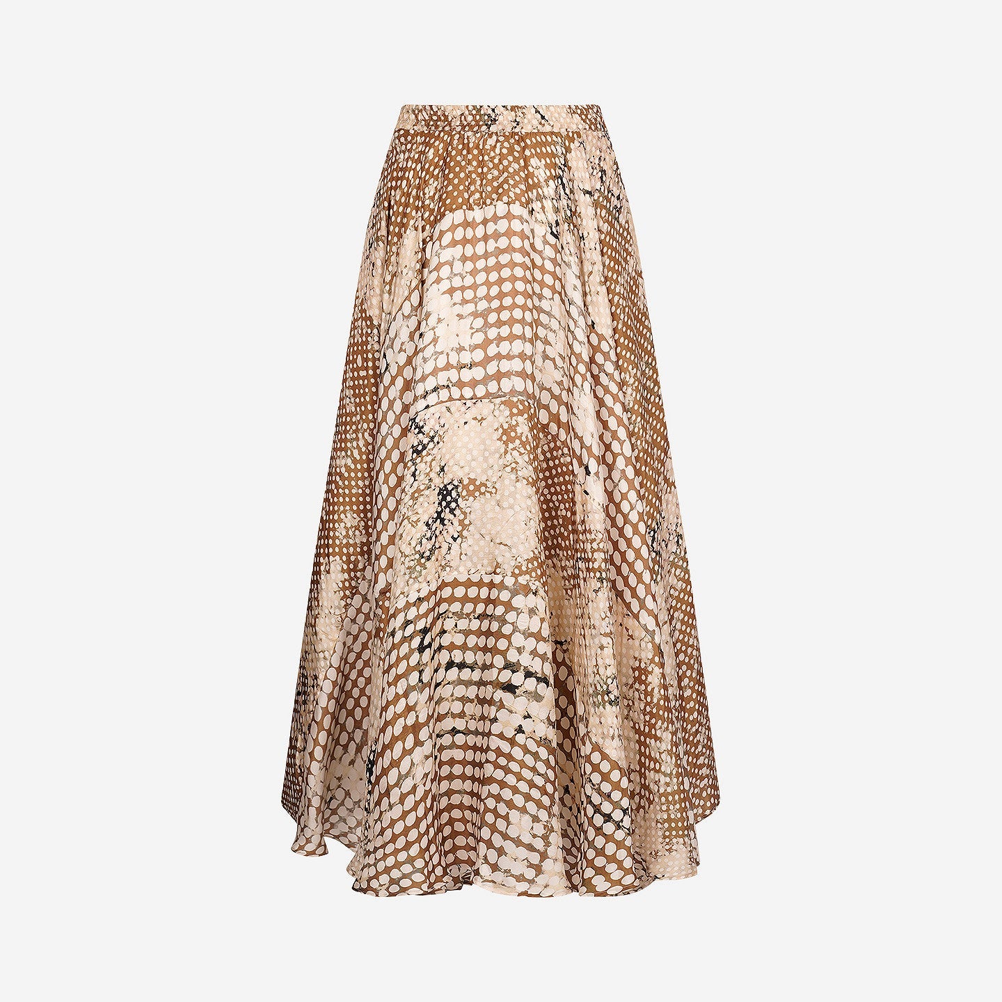 LA JUPE DAN  IMPRIMÉ BEIGE | MES DEMOISELLES PARIS