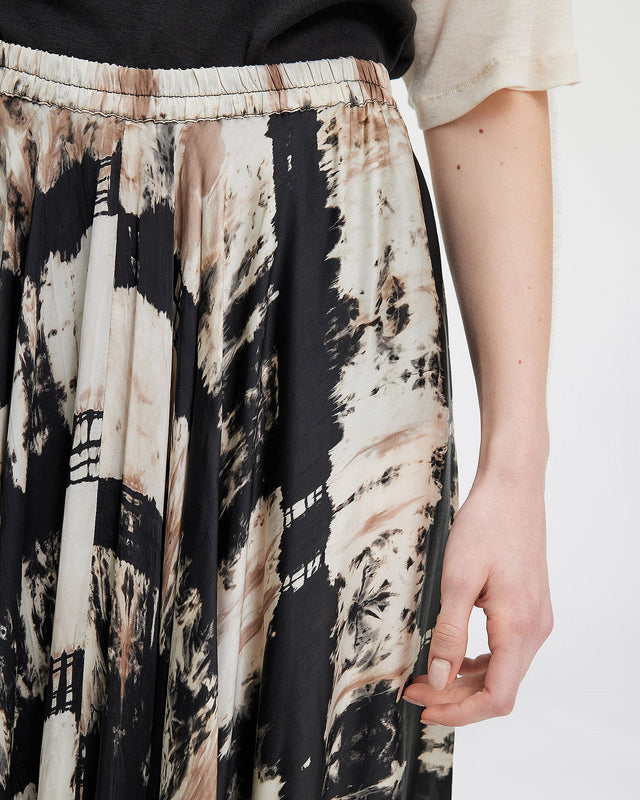 LA JUPE FRIM NOIR BEIGE | MES DEMOISELLES PARIS - Image 3