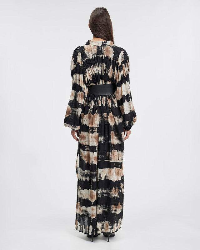 LA ROBE FAZIL NOIR BEIGE | MES DEMOISELLES PARIS - Image 3