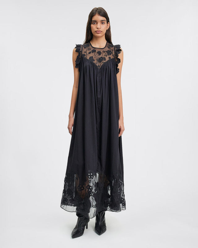 LA ROBE PERONE NOIR  | MES DEMOISELLES PARIS - Image 1