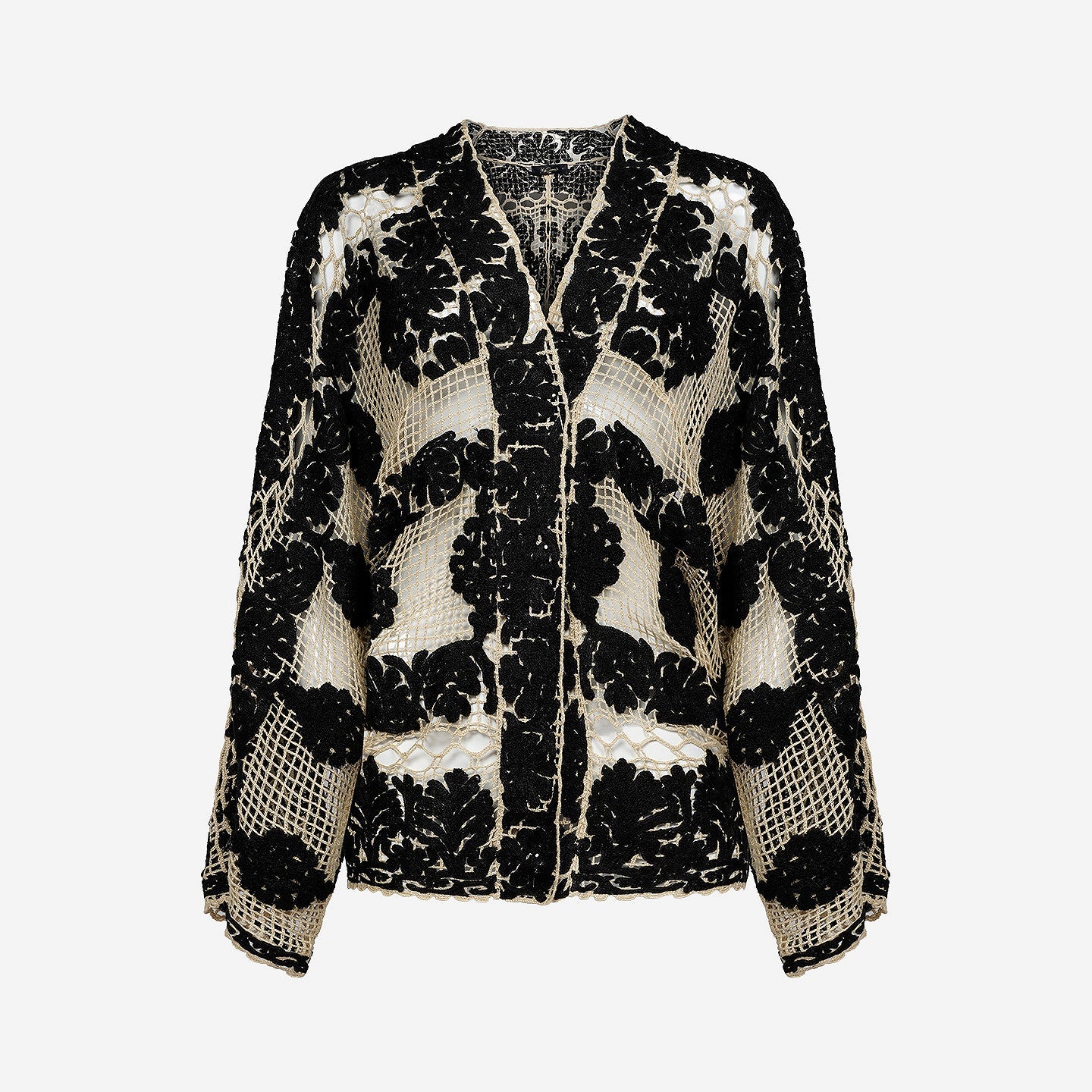 LA VESTE DRENNA CROCHET NOIR | MES DEMOISELLES PARIS