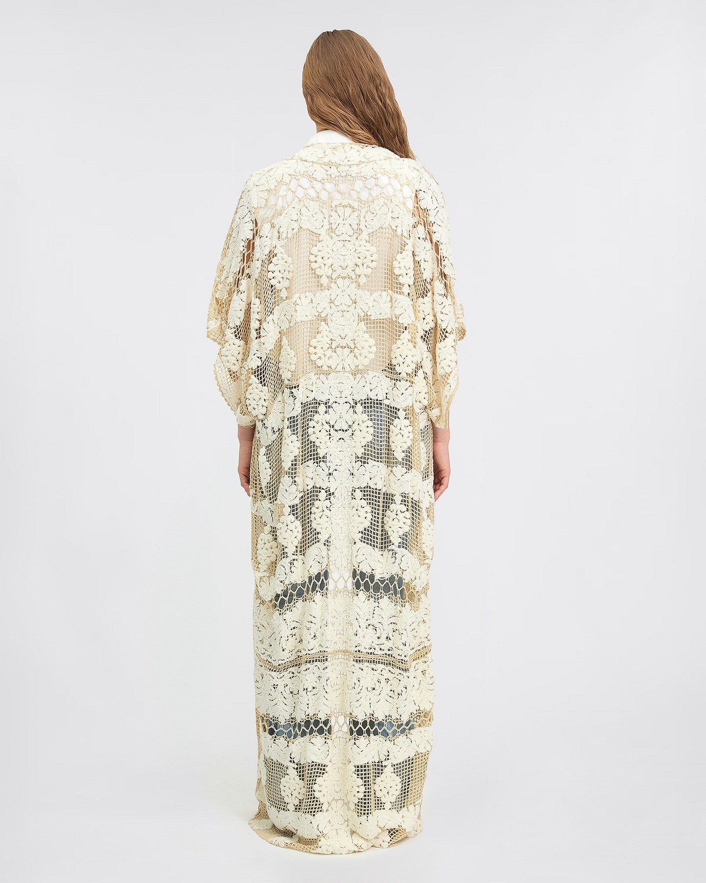 LE KIMONO DREMON BEIGE CROCHET | MES DEMOISELLES PARIS