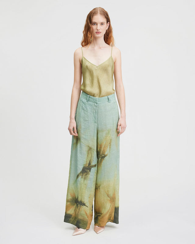LE PANTALON BEDULIS IMPRIMÉ BAMBOO | MES DEMOISELLES PARIS - Image 1