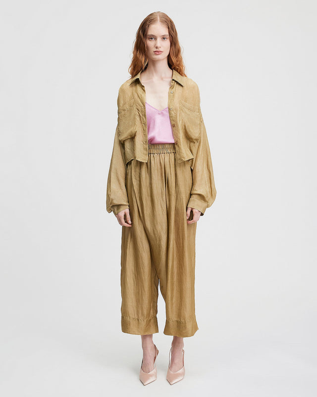 LE PANTALON DELMO MARRON | MES DEMOISELLES PARIS - Image 1