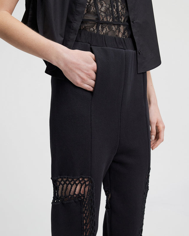 LE PANTALON SHIFAN NOIR  | MES DEMOISELLES PARIS - Image 3