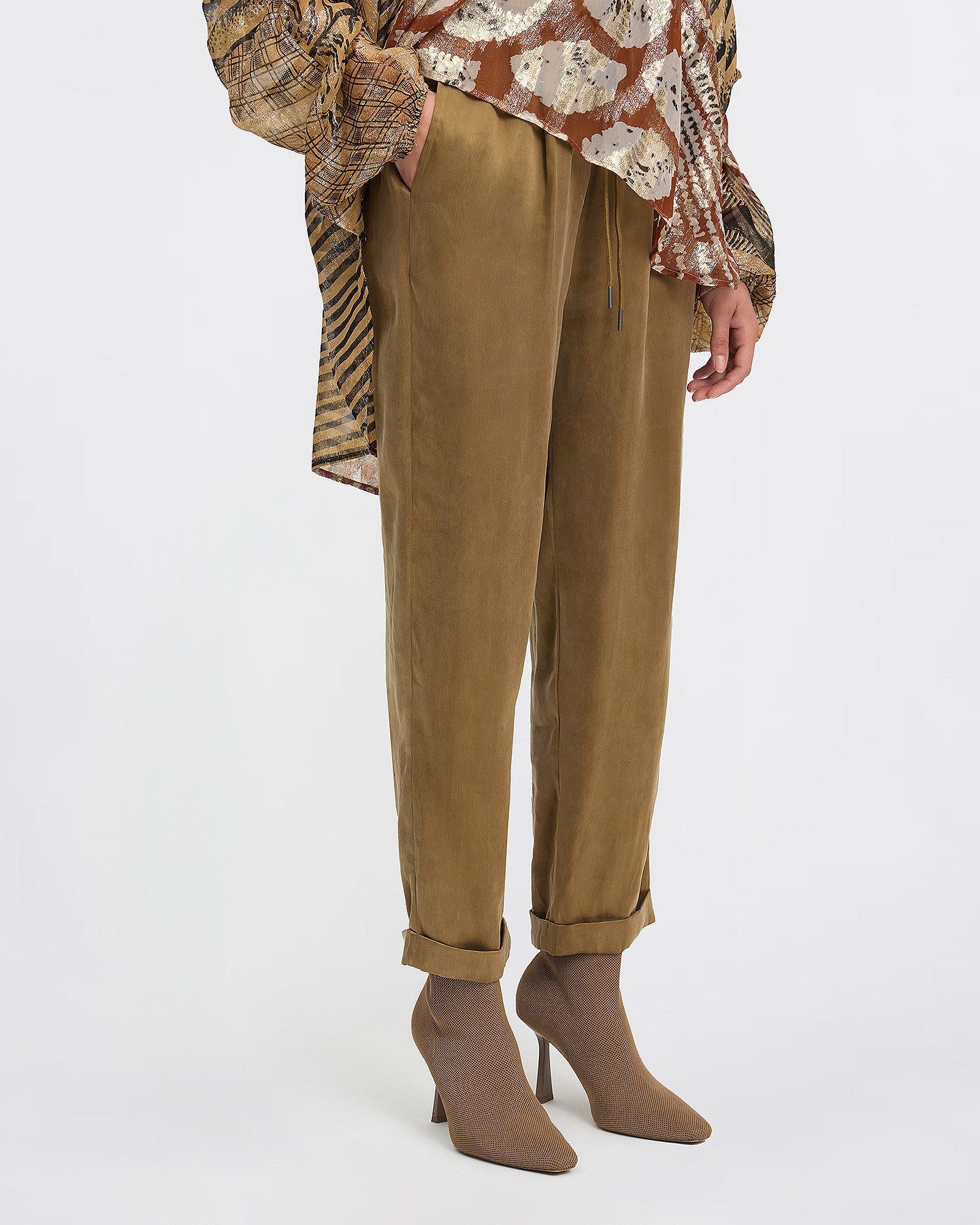 Pantalon couleur bronze : Pantalons & combinaisons Mes Demoiselles