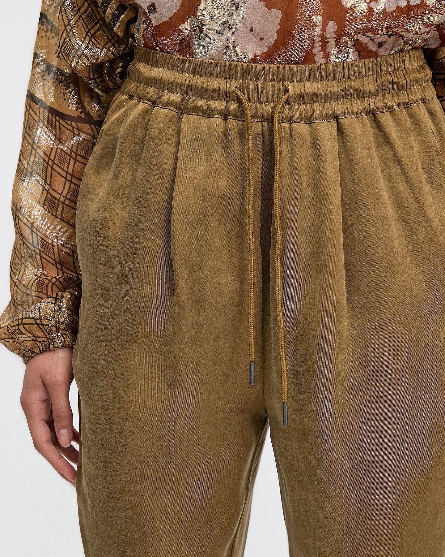 Pantalon Vor - Bronze : Pantalon couleur bronze Mes Demoiselles