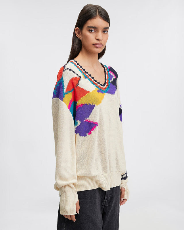 LE SWEATER ATLEY MULTICOLORE | MES DEMOISELLES PARIS - Image 2