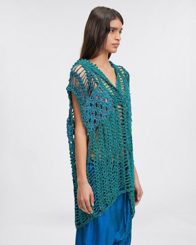 LE SWEATER MILEY TURQUOISE | MES DEMOISELLES PARIS - Image 3