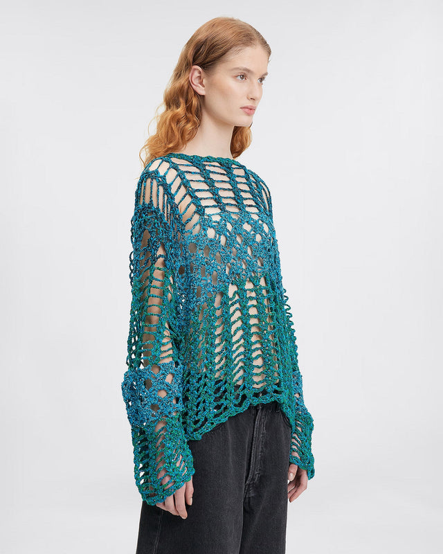 LE SWEATER MILKIE TURQUOISE | MES DEMOISELLES PARIS - Image 2