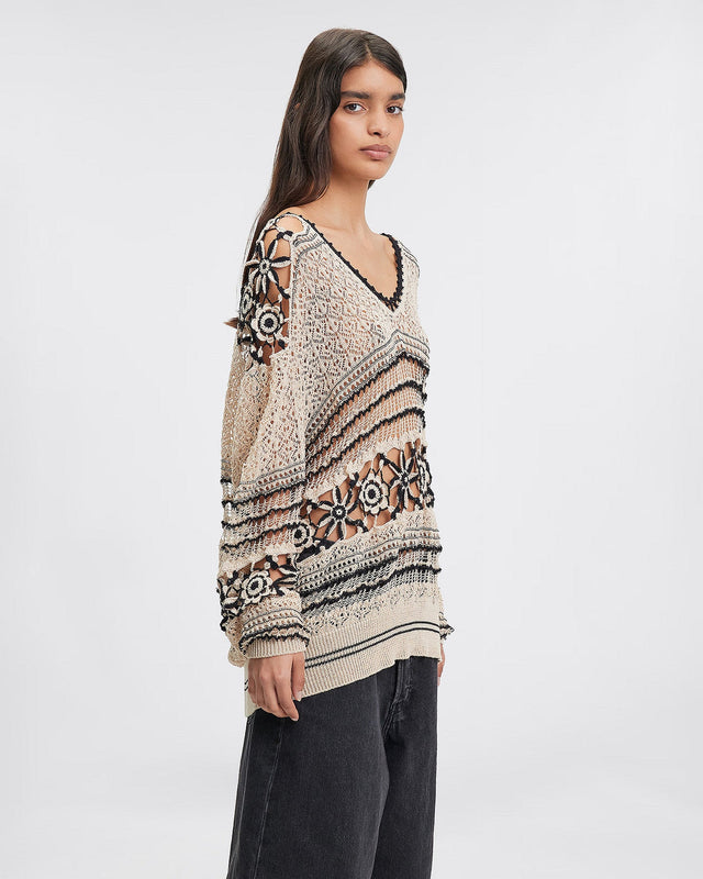 LE SWEATER MOJCA BEIGE | MES DEMOISELLES PARIS - Image 2