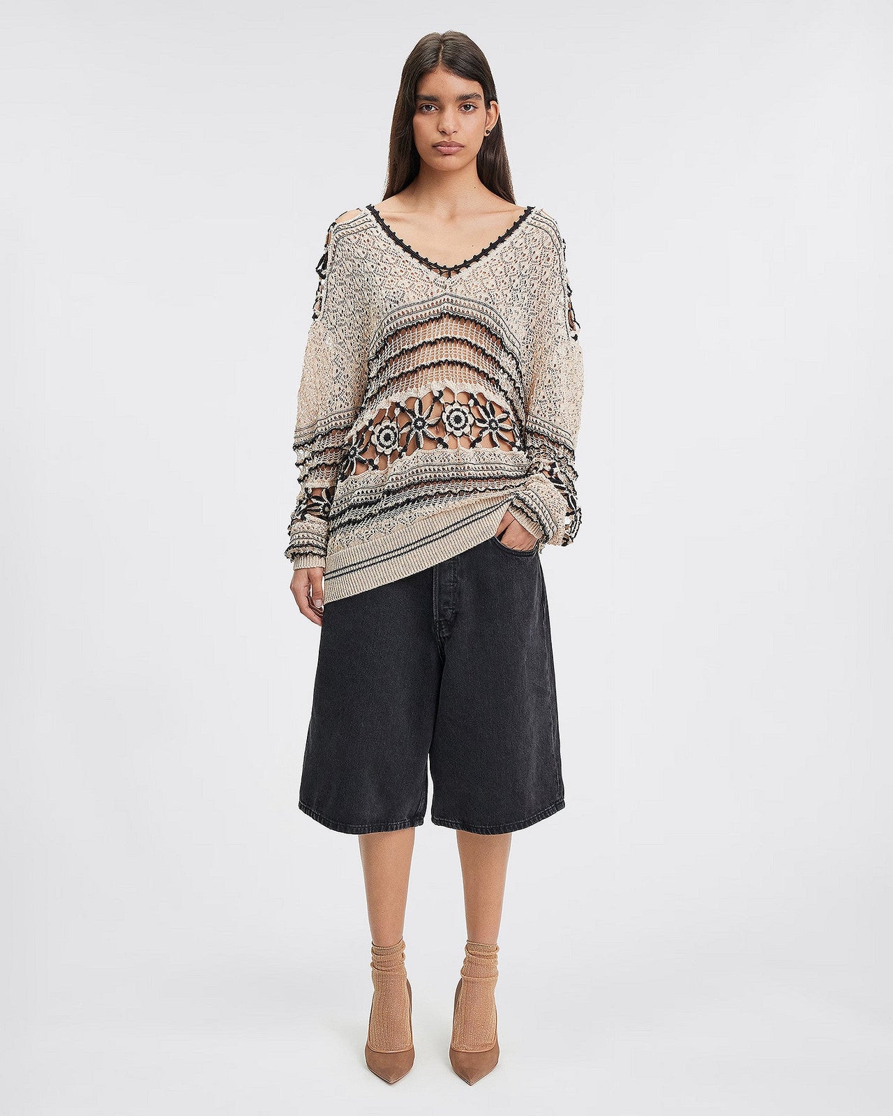 LE SWEATER MOJCA BEIGE | MES DEMOISELLES PARIS - Image 6