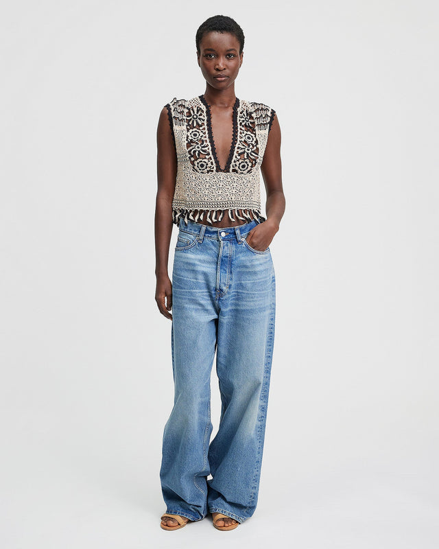 LE SWEATER MONDIE NOIR  | MES DEMOISELLES PARIS - Image 1