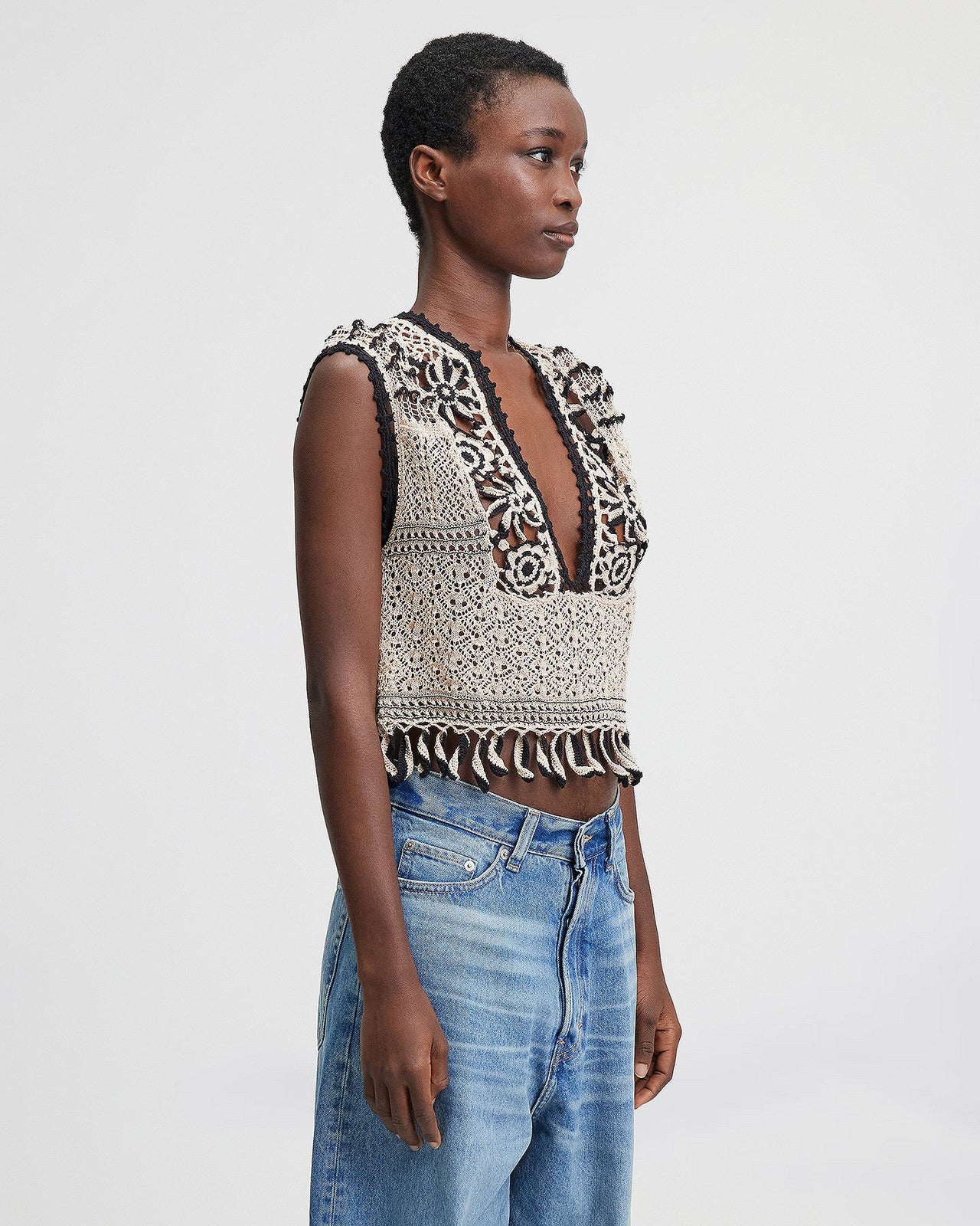 LE SWEATER MONDIE NOIR  | MES DEMOISELLES PARIS - Image 3