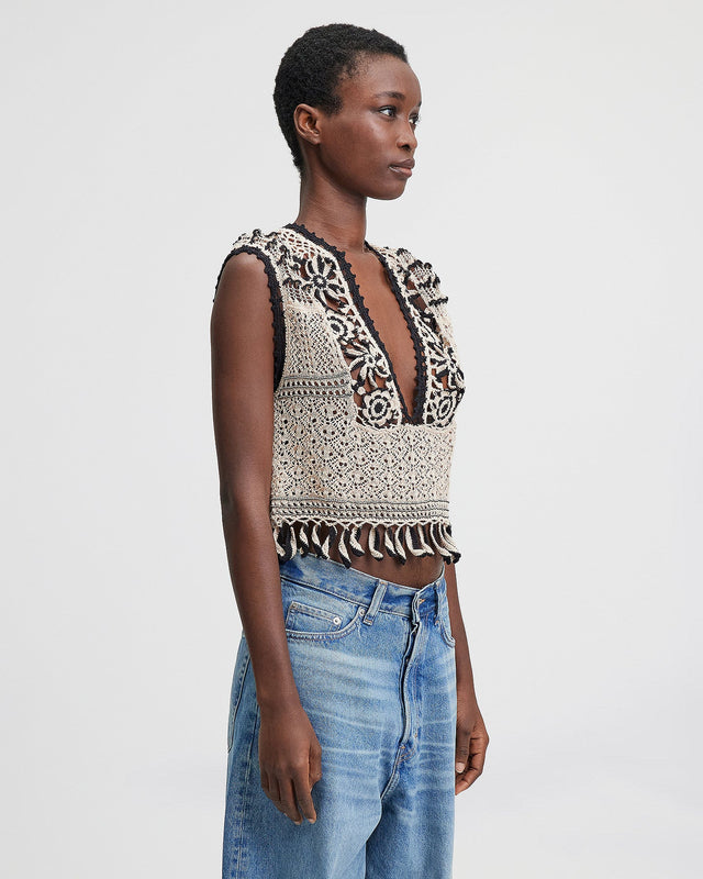 LE SWEATER MONDIE NOIR  | MES DEMOISELLES PARIS - Image 2