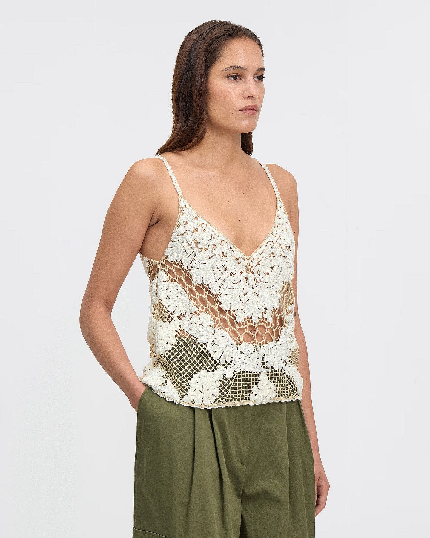 LE TOP DREE BEIGE CROCHET | MES DEMOISELLES PARIS