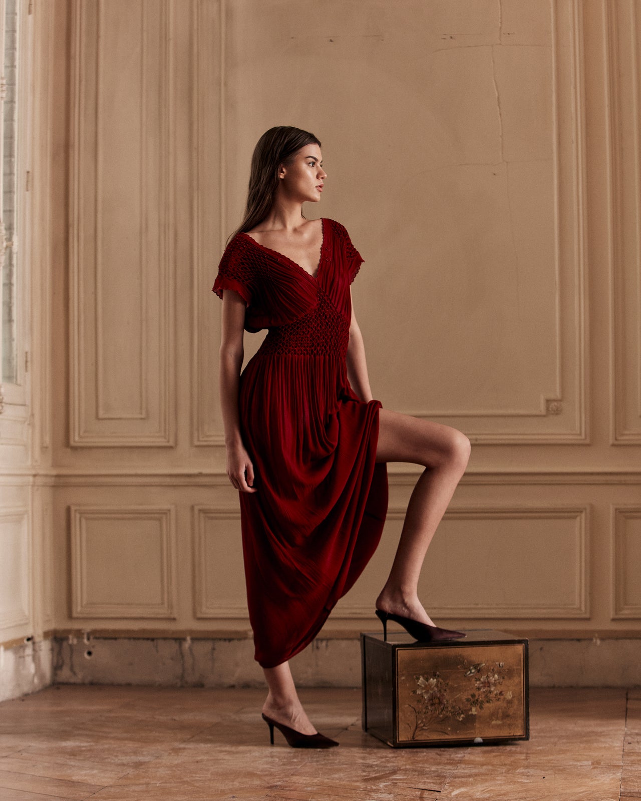 Robe Emira - Rouge - Image 11