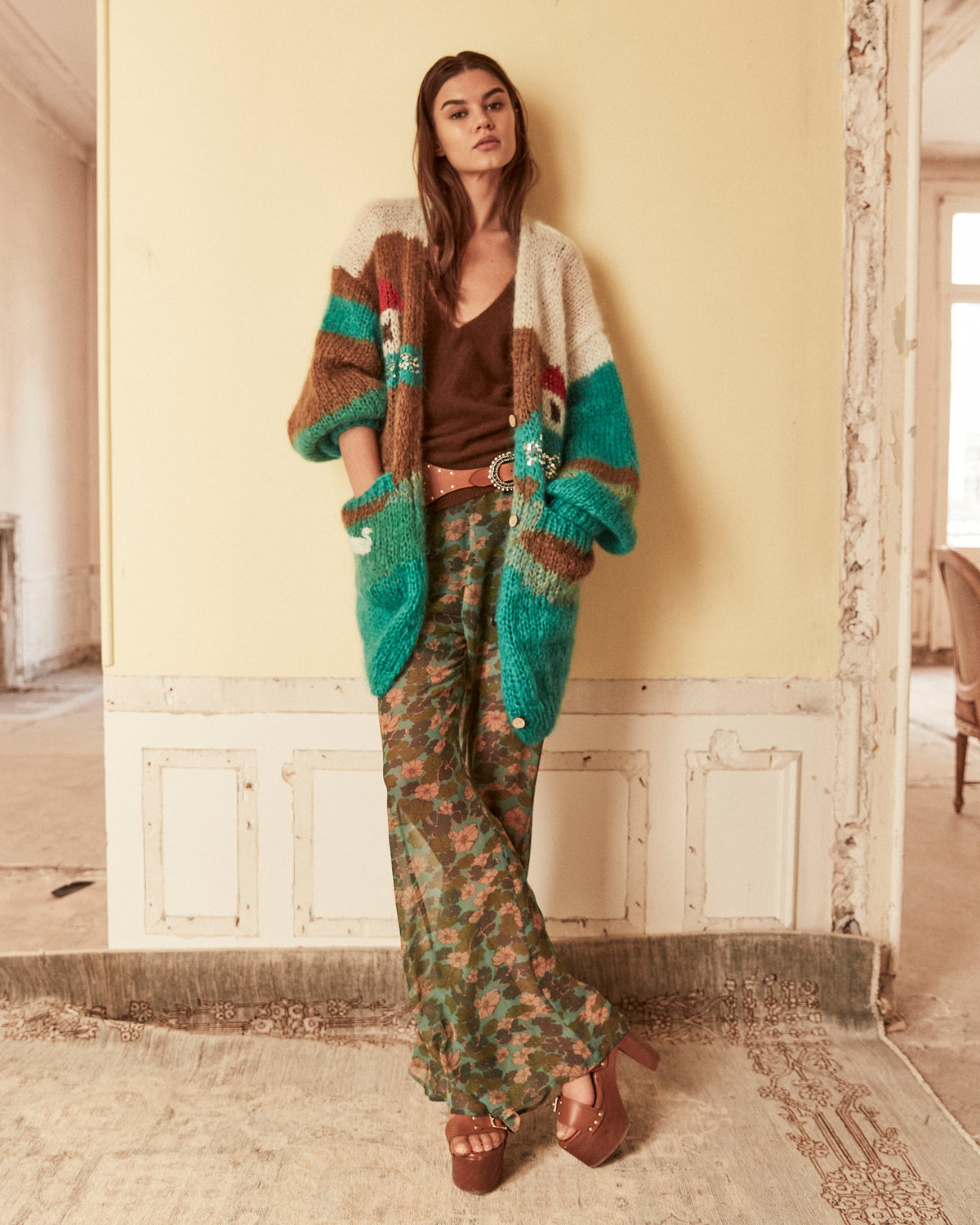 Cardigan Sting - Turquoise