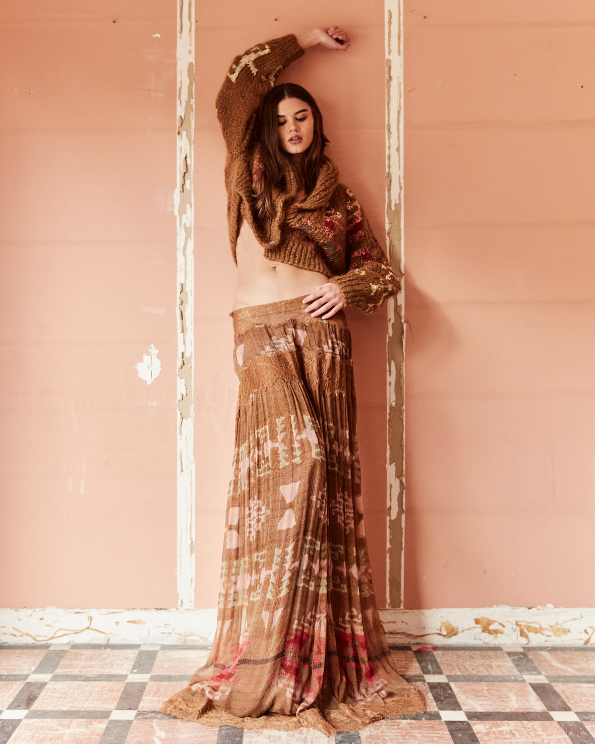 Alia Cardigan - Brown - Image 10