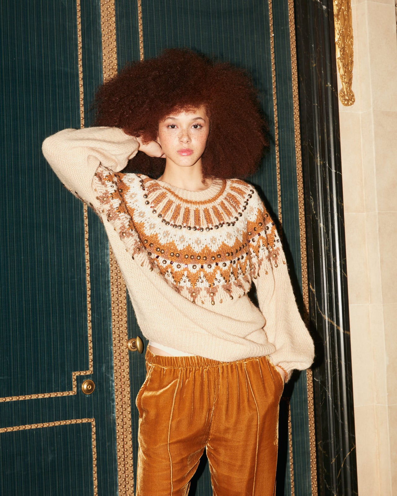 Pantalon Belami - Nude - Image 1