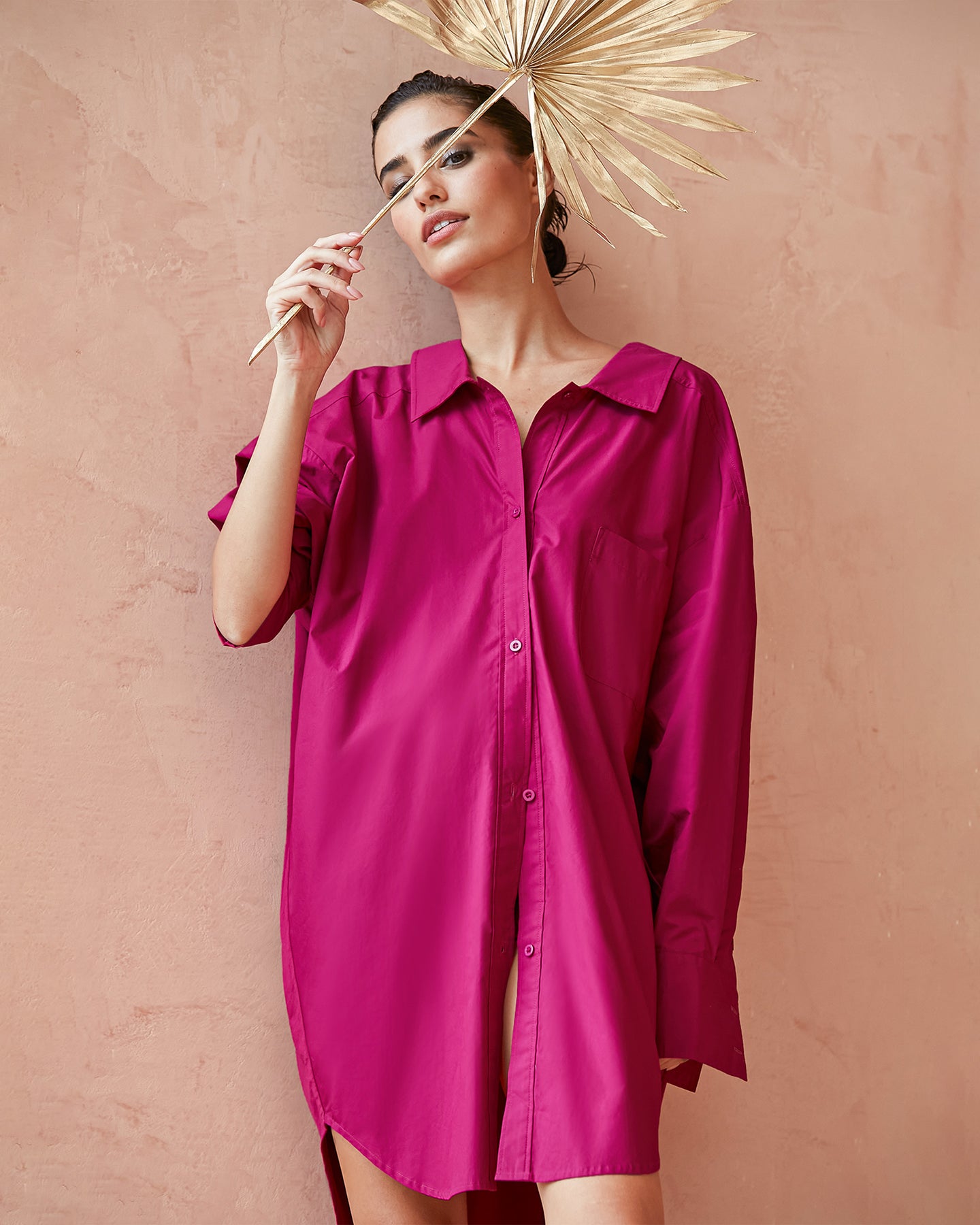 Martin Shirt - Fuchsia