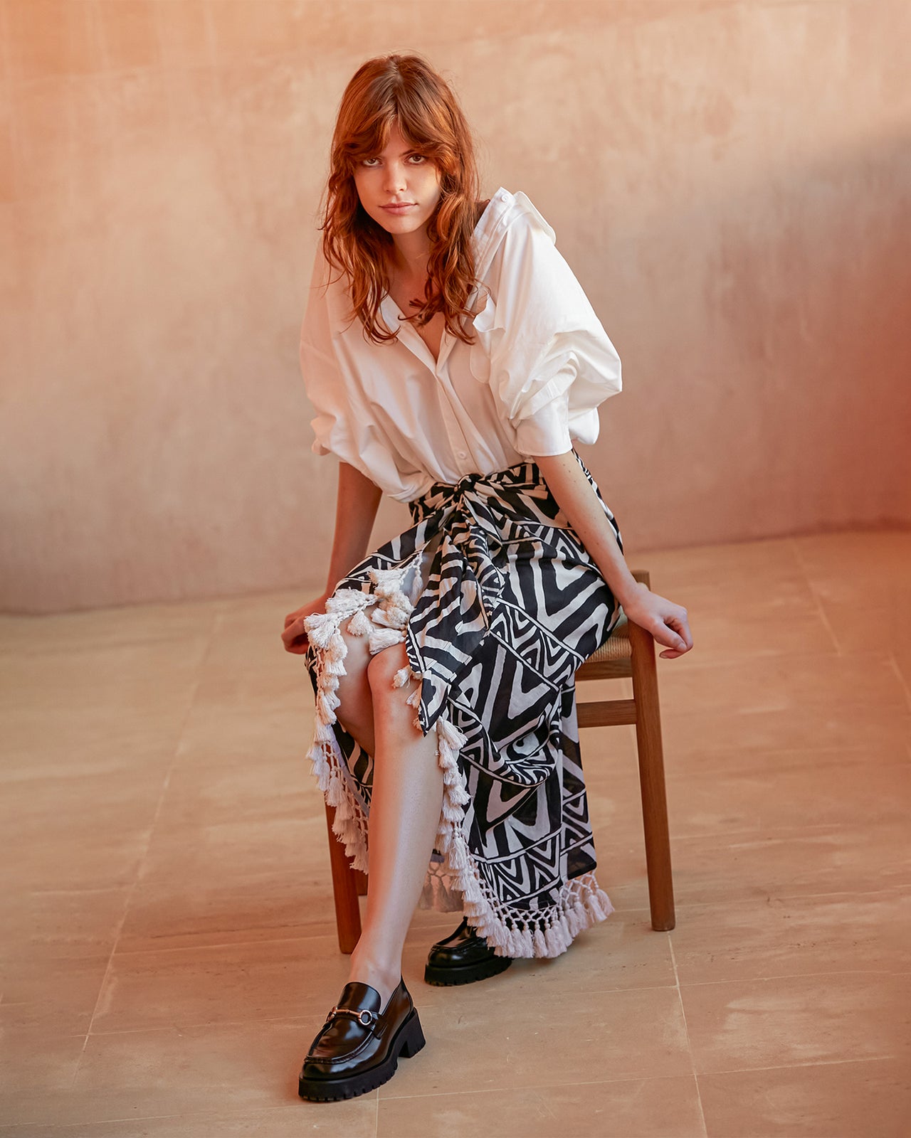 Jupe Asmara - Noir & Blanc - Image 3