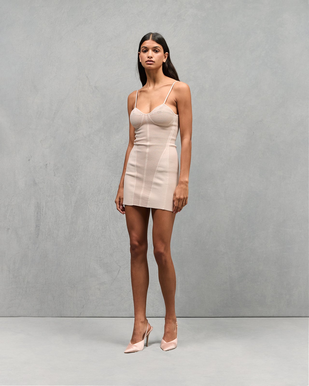 Robe en maille Blom - Rose - Image 1