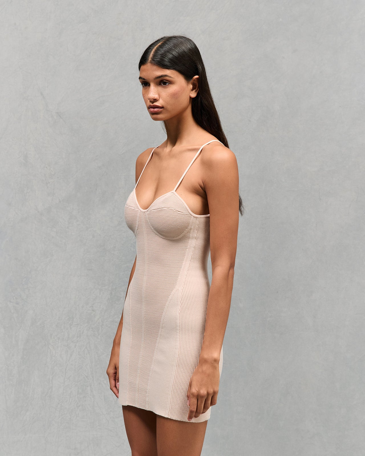 Robe en maille Blom - Rose - Image 3