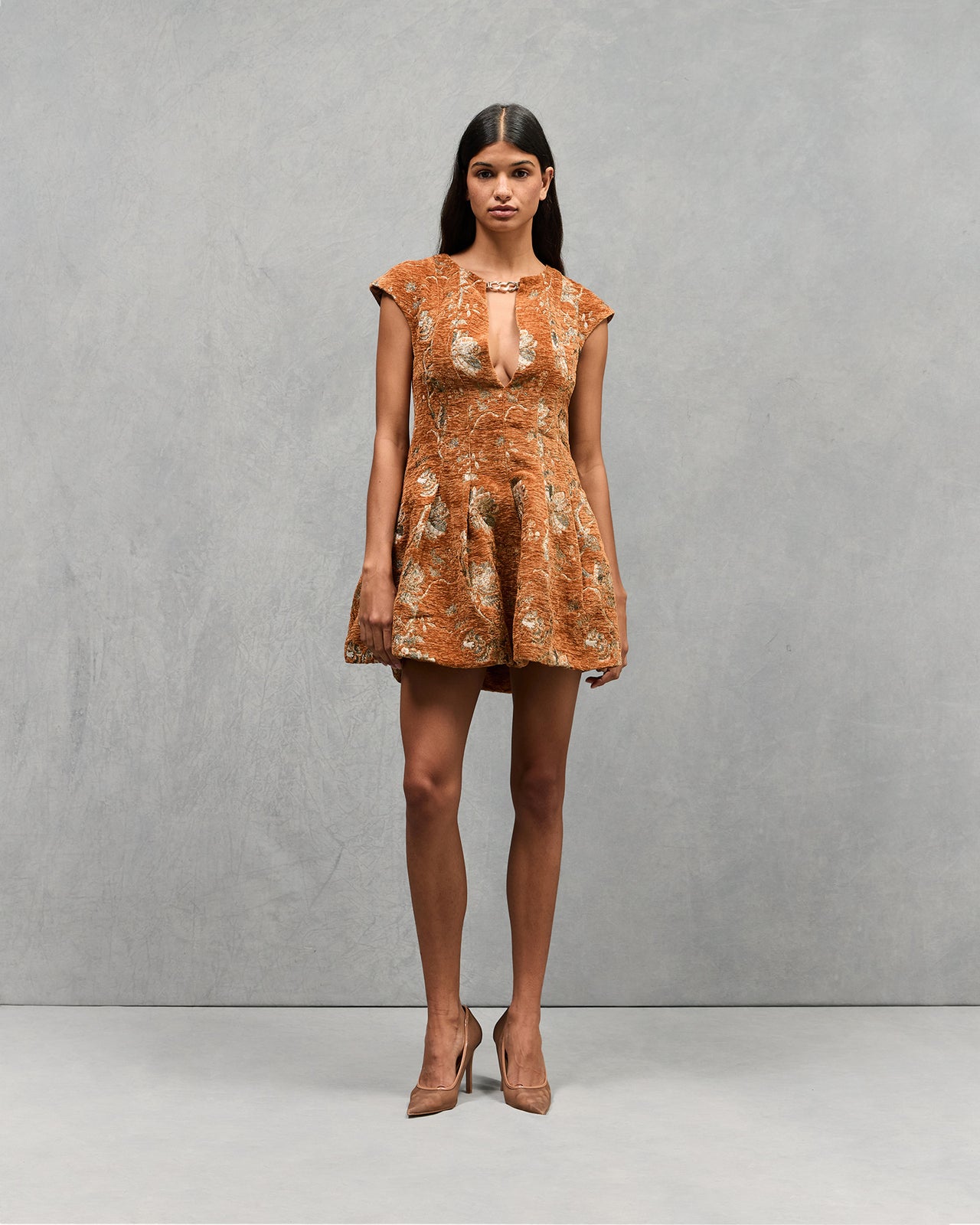 Dress Brocco - Caramel - Image 1