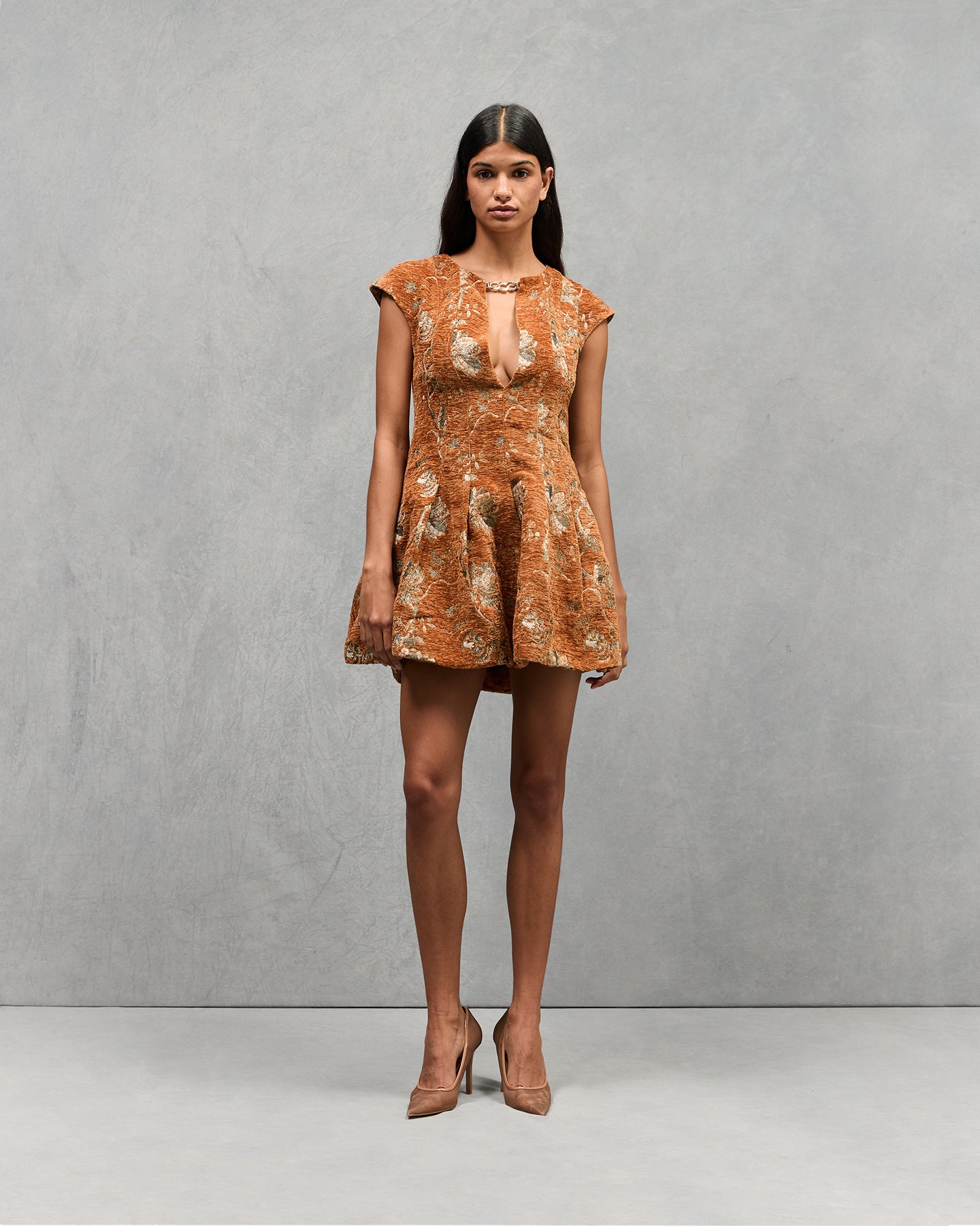 Dress Brocco - Caramel
