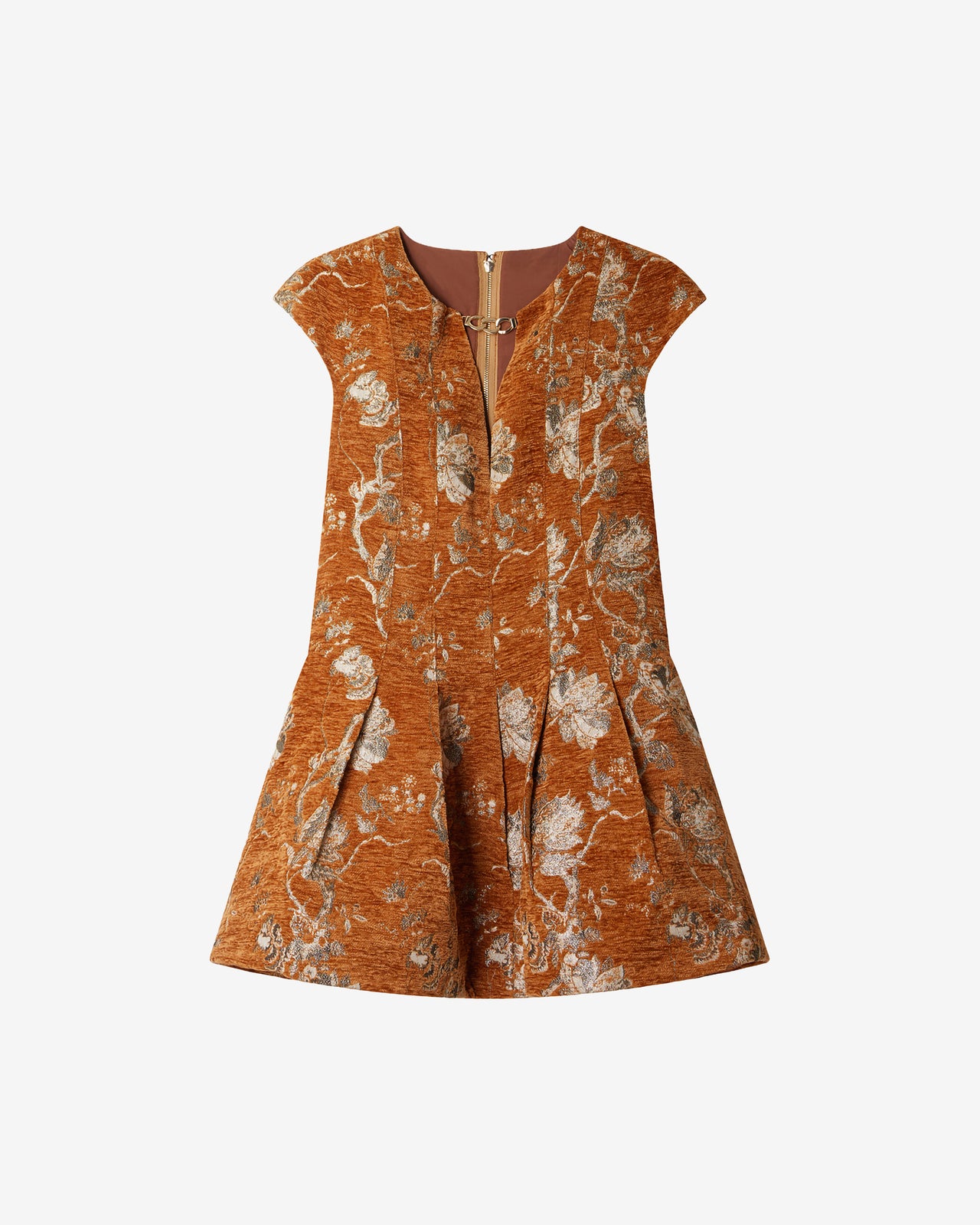 orange caramel dress Caramel Orange Sheer Sleeve Ruffle Dress STEEZU