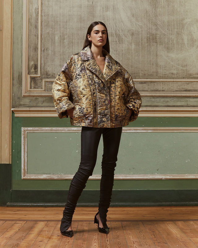 Jacket Brigitte - Gold Flowers - Image 2