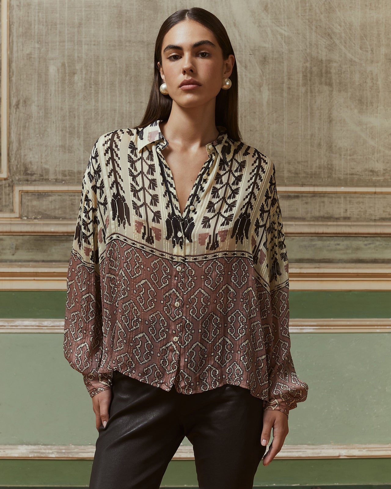 Shirt Susanne - Mauve - Image 3