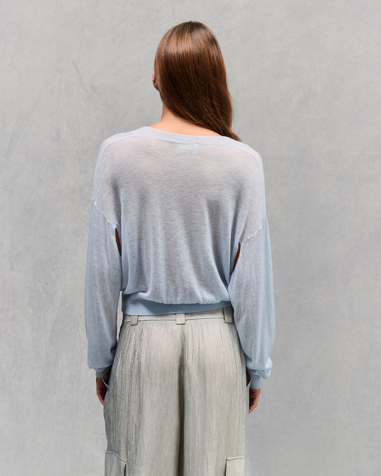 Pull en maille Smurf - Bleu Ciel - Image 4