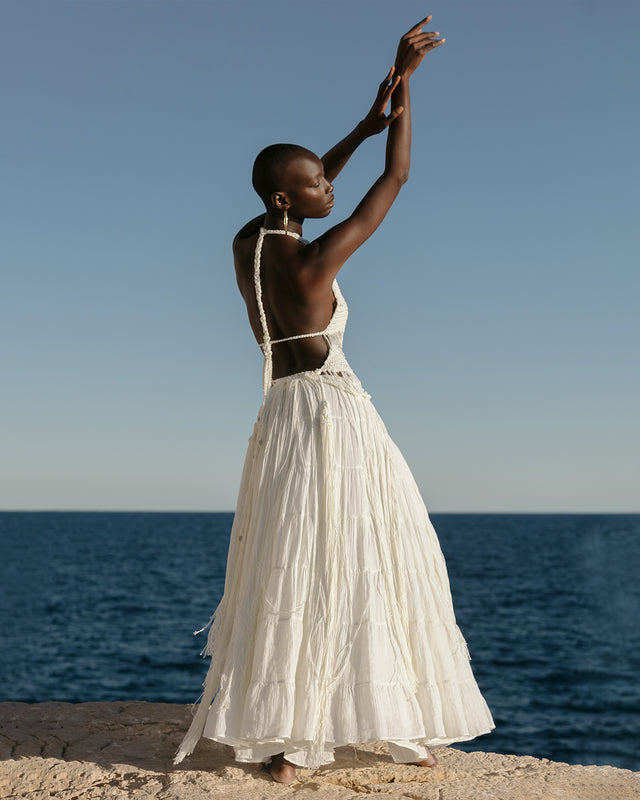 Robe Mimi - Blanc - Image 1