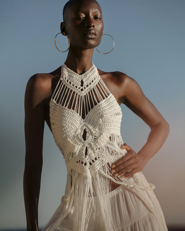 Robe Mimi - Blanc - Image 2