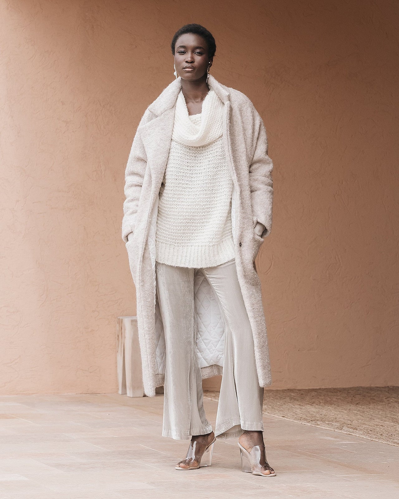 Manteau Baou  Ecru | Mes Demoiselles Paris - Image 1