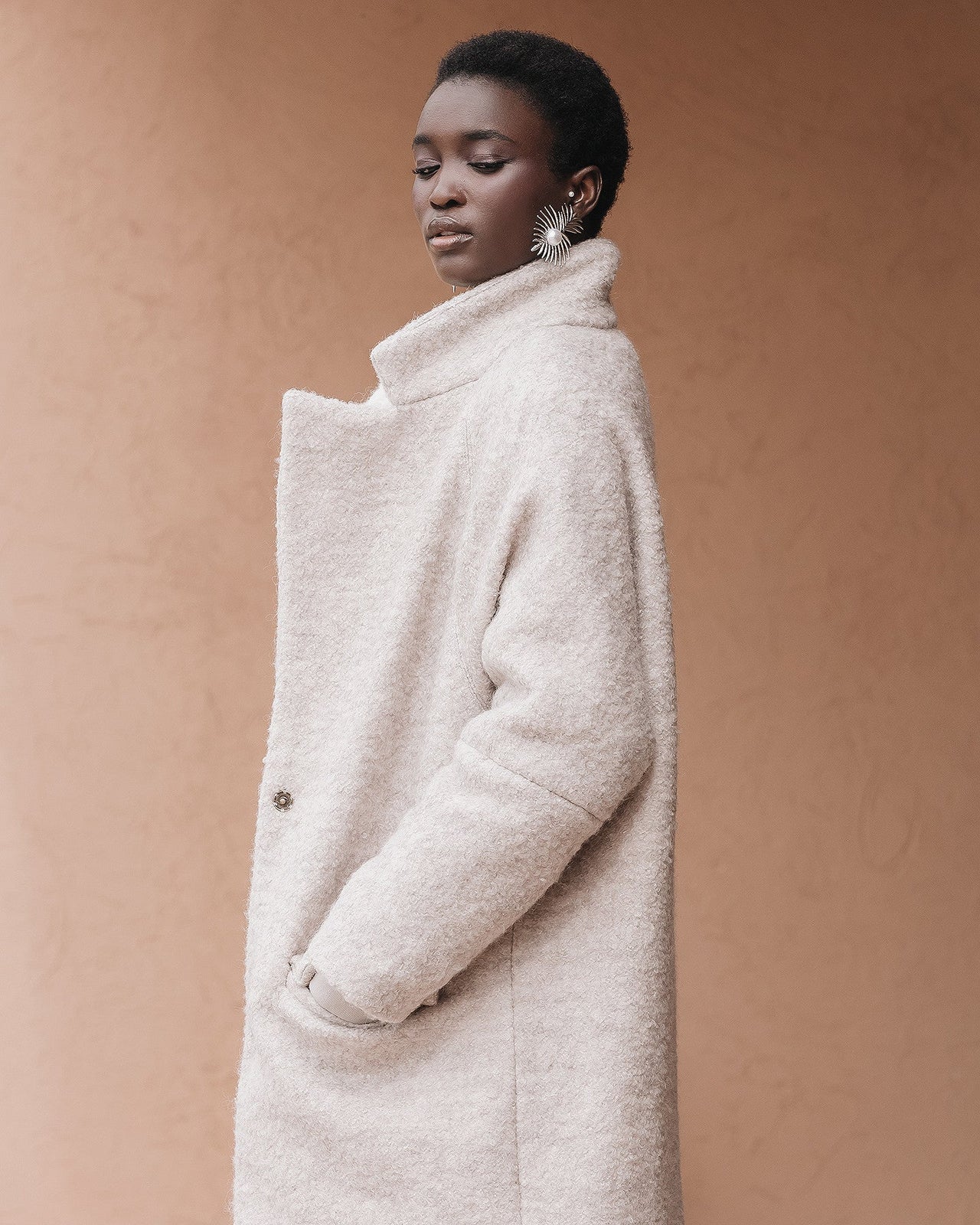 Manteau Baou  Ecru | Mes Demoiselles Paris - Image 5