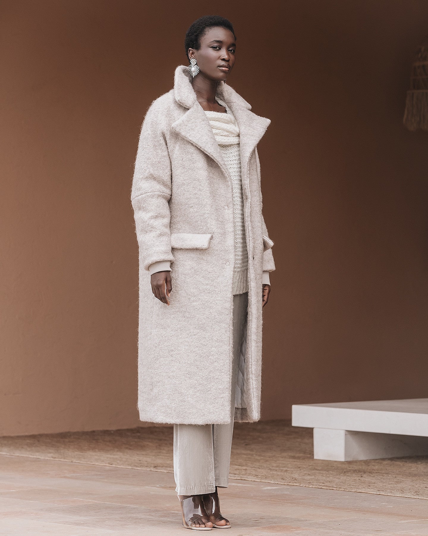 Manteau Baou  Ecru | Mes Demoiselles Paris